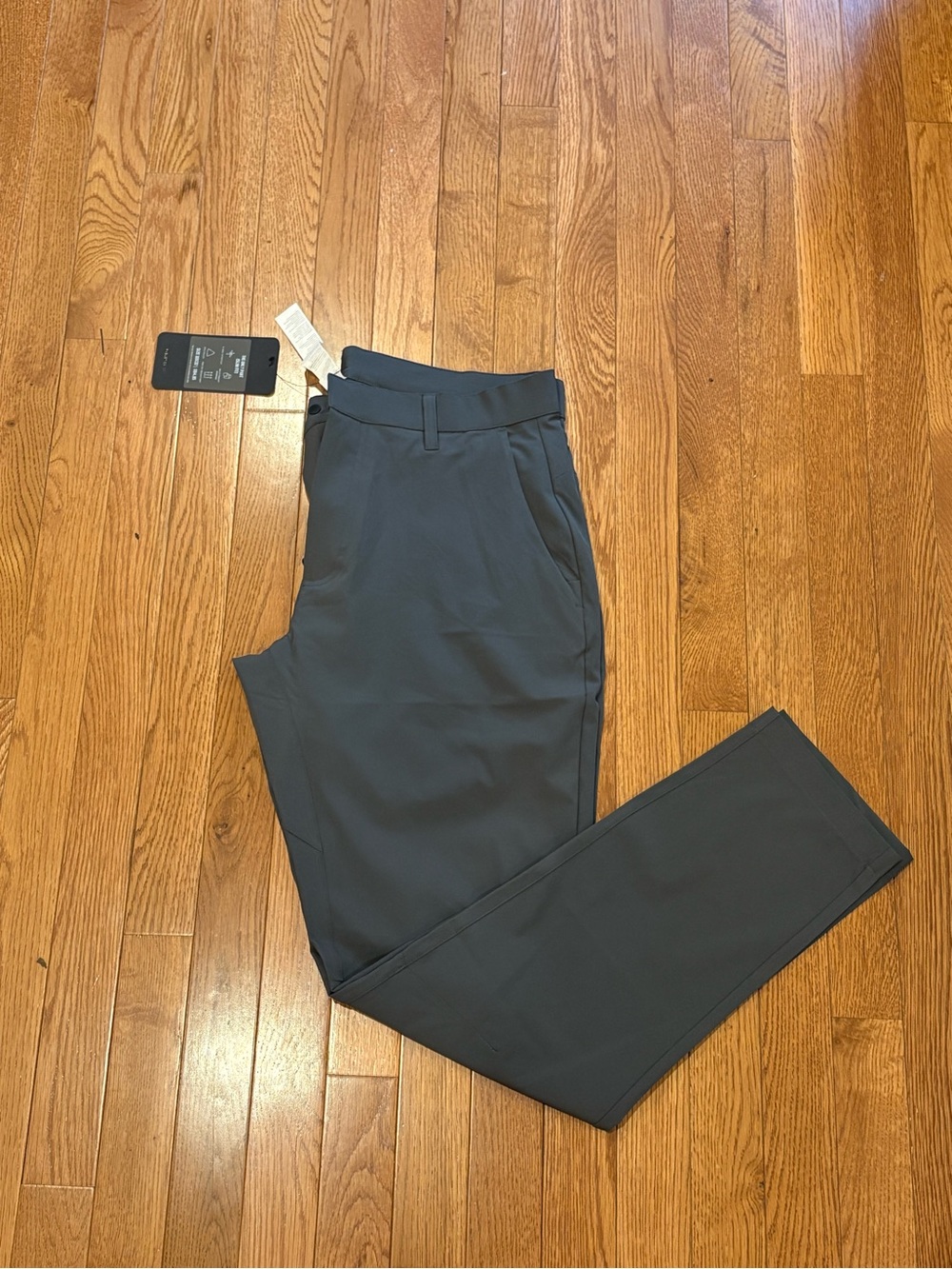 Fabletics The Don NWT Men's Charcoal Gray Athletic Slim Fit Pants